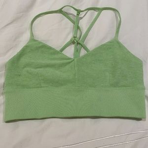 Alo Lavish Bra - Neon Lime